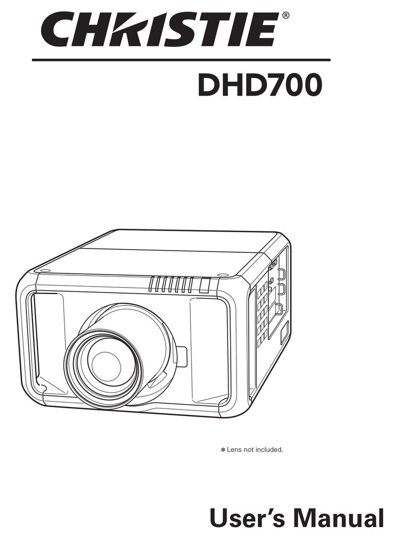 Christie DHD700 User manual