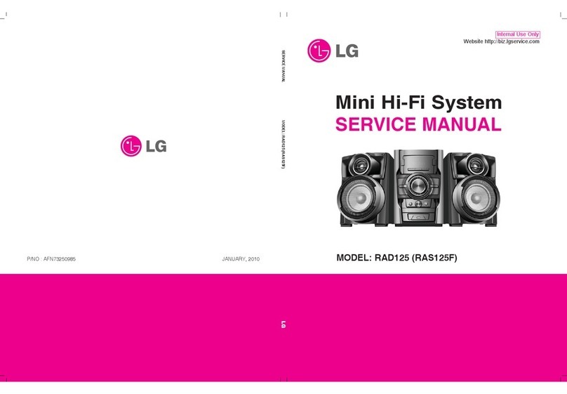 LG RAD125 User manual