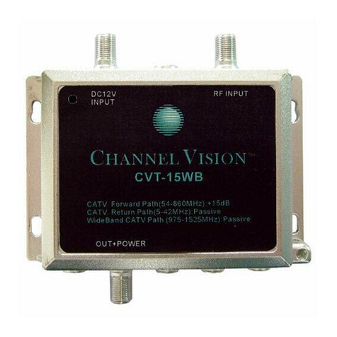 Channel Vision CVT-15WB User manual