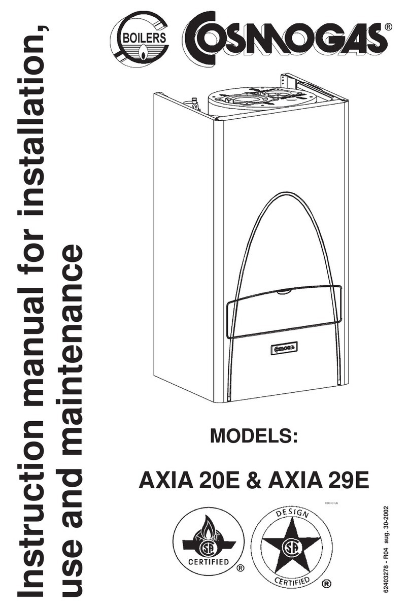 COSMOGAS AXIA 20E User manual