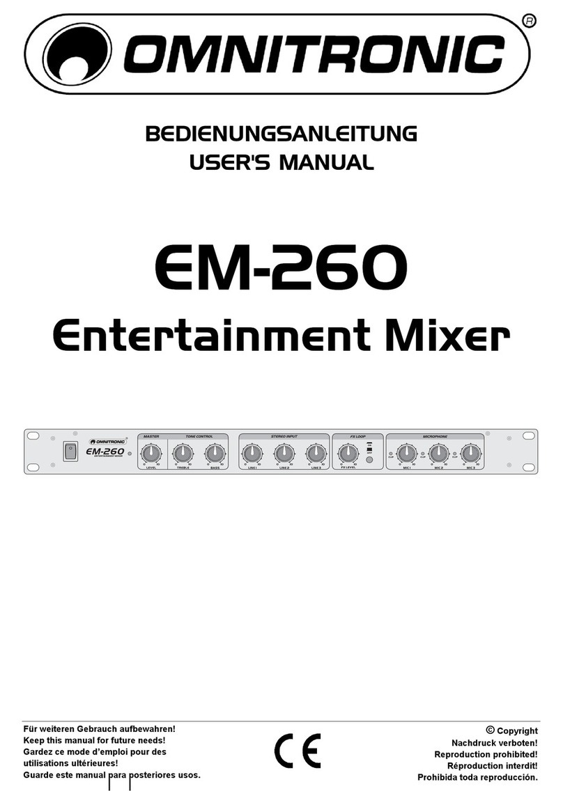 Omnitronic EM-260 user manual