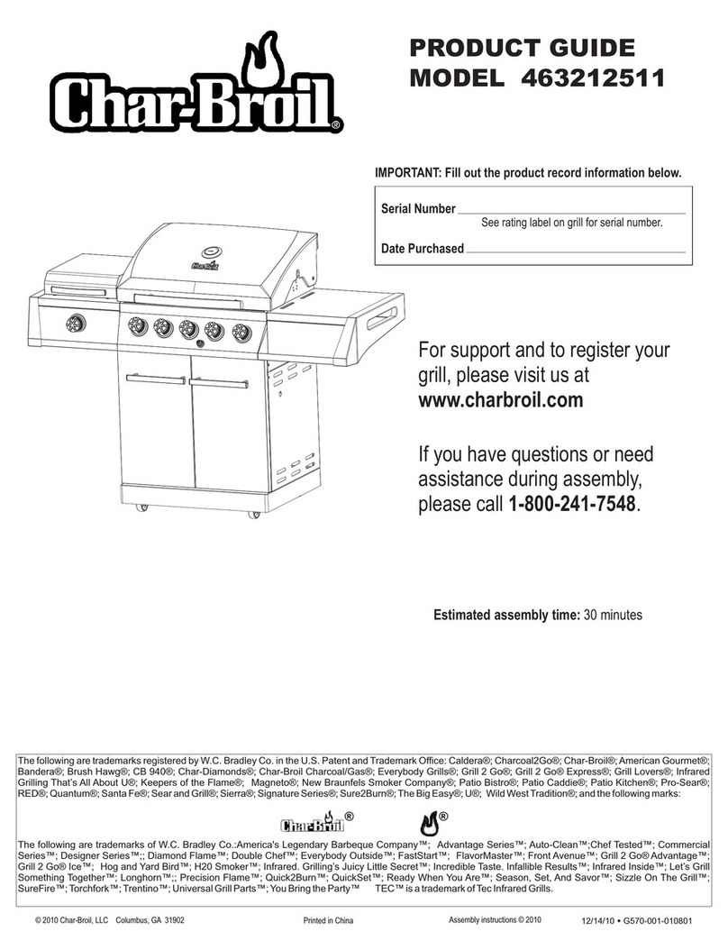 Char-Broil 463212511 User manual