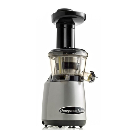 Omega Omega Slow Squeeze Juicer User manual