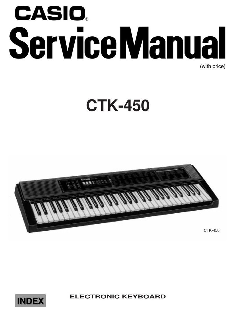 Casio CTK-450 Service manual