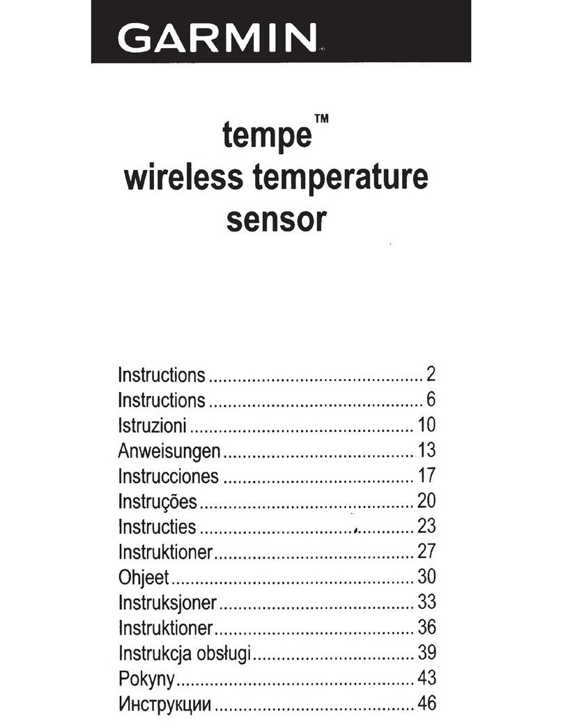 Garmin tempe User manual