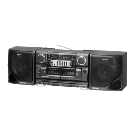 Sony CFS-717S User manual