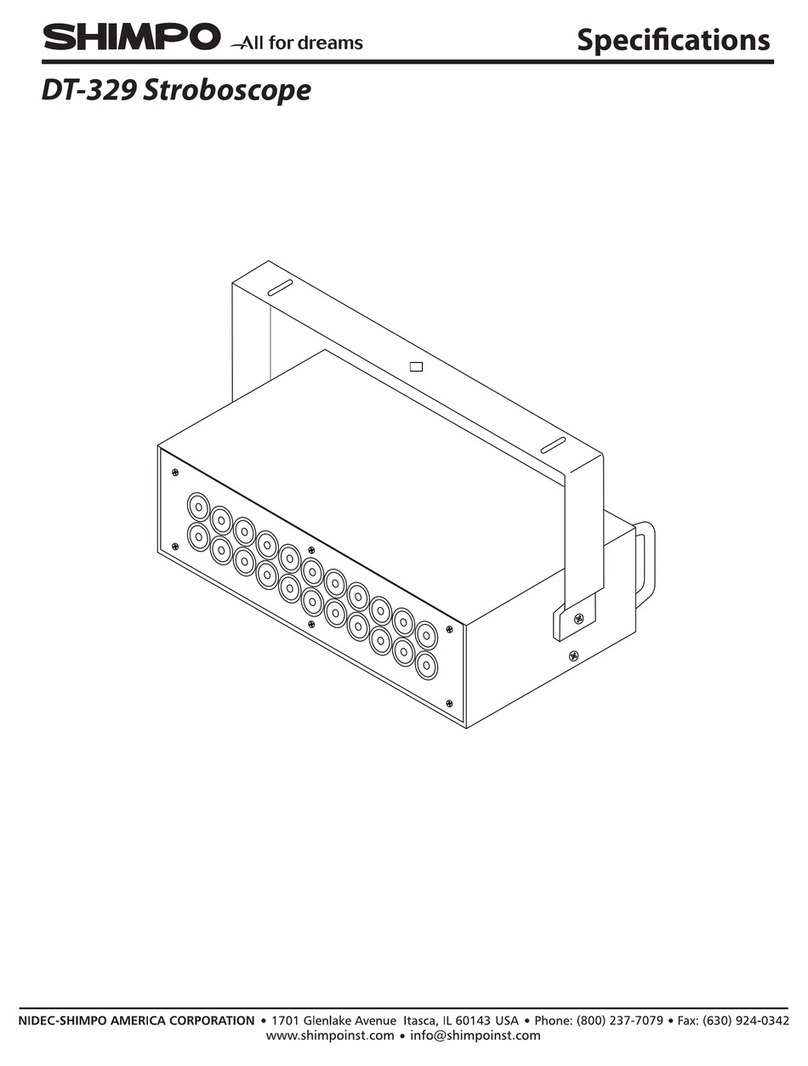 Shimpo DT-329 Specifications