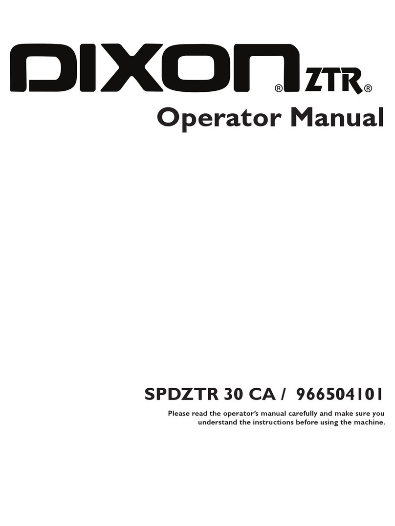 Dixon ZTR 966504101 User manual