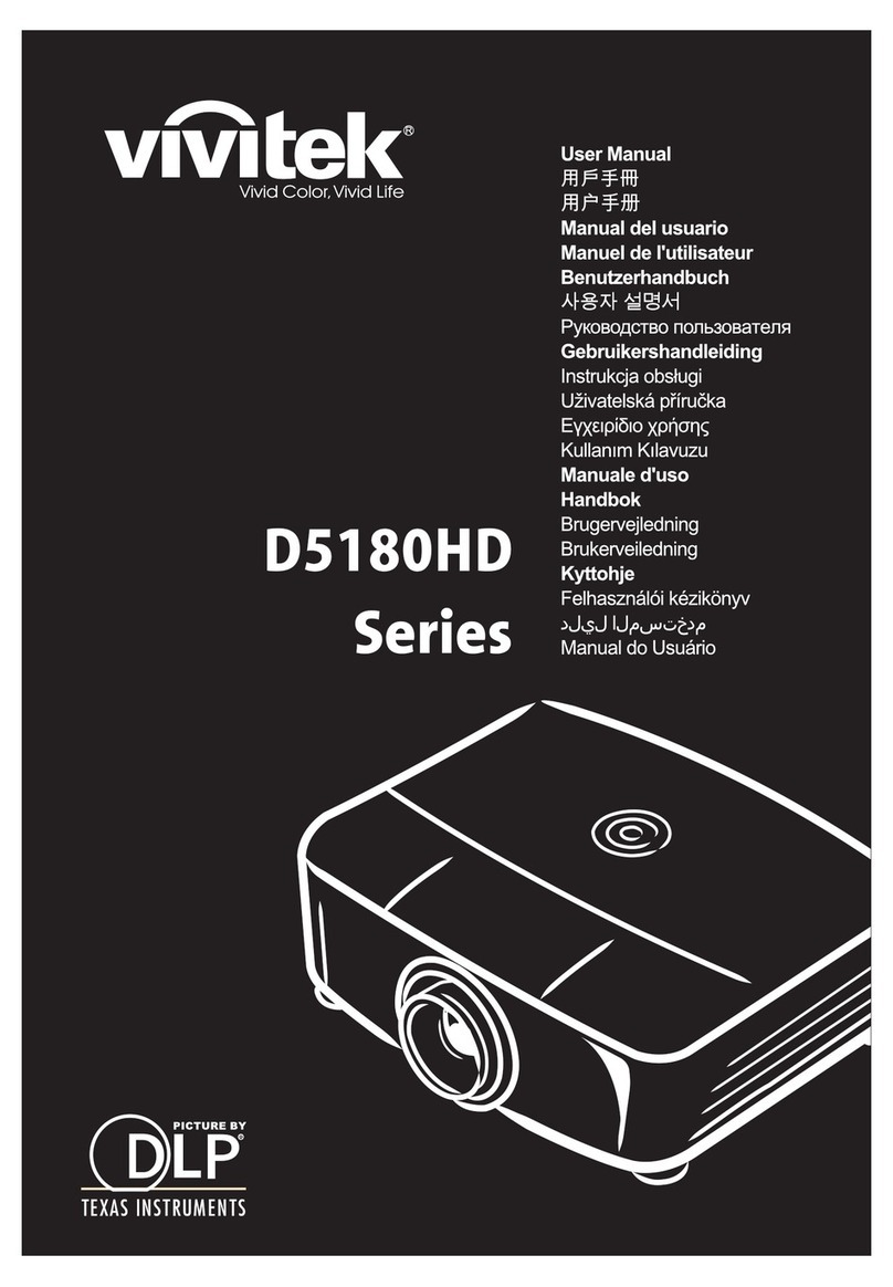 Vivitek D5I8ZHDB User manual