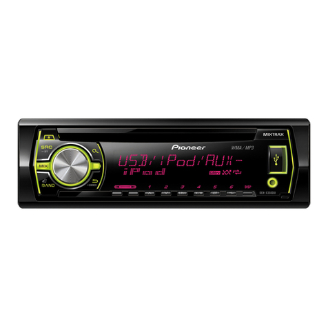 Pioneer DEH-X3500UI User manual Pioneer DEH-X3500UI User manual