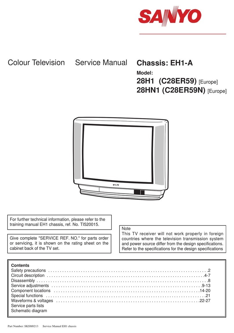 Sanyo 28H1 User manual