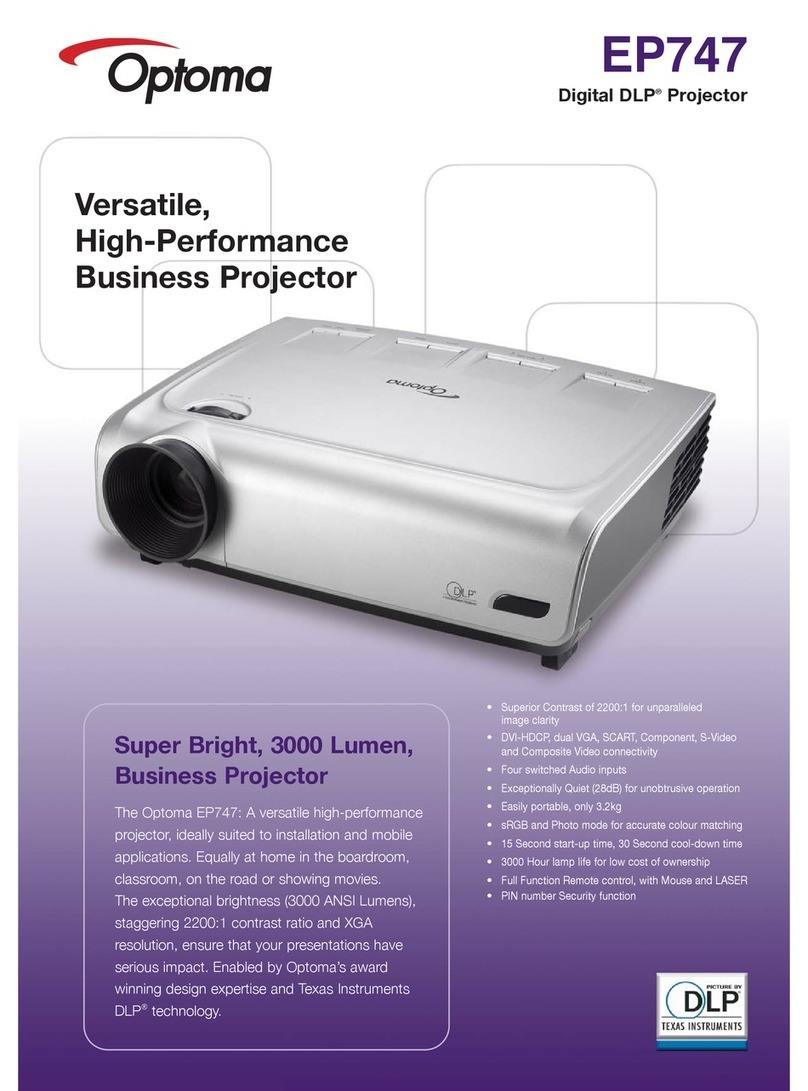 Optoma Optoma EP747 specification