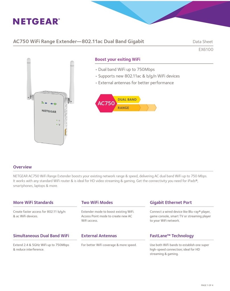 NETGEAR EX6100 User manual