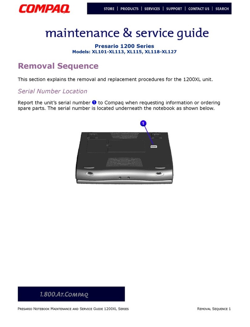 Compaq Presario XL101 Manual