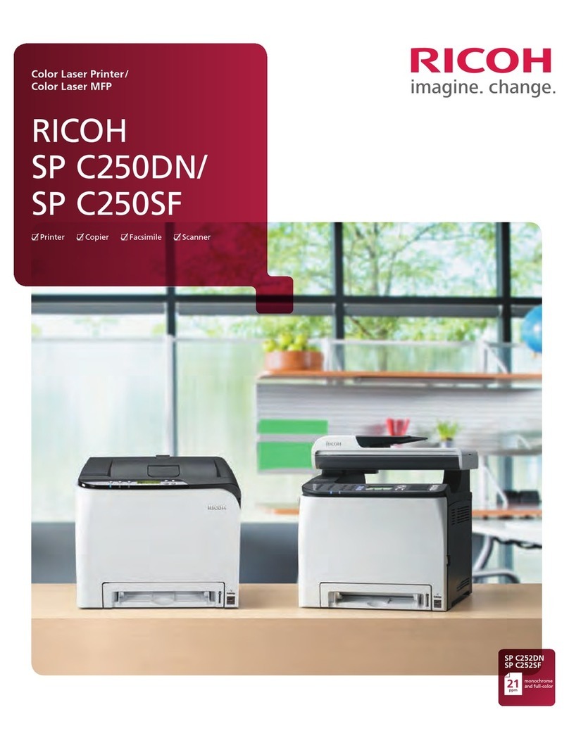 Ricoh SP C250DN User manual