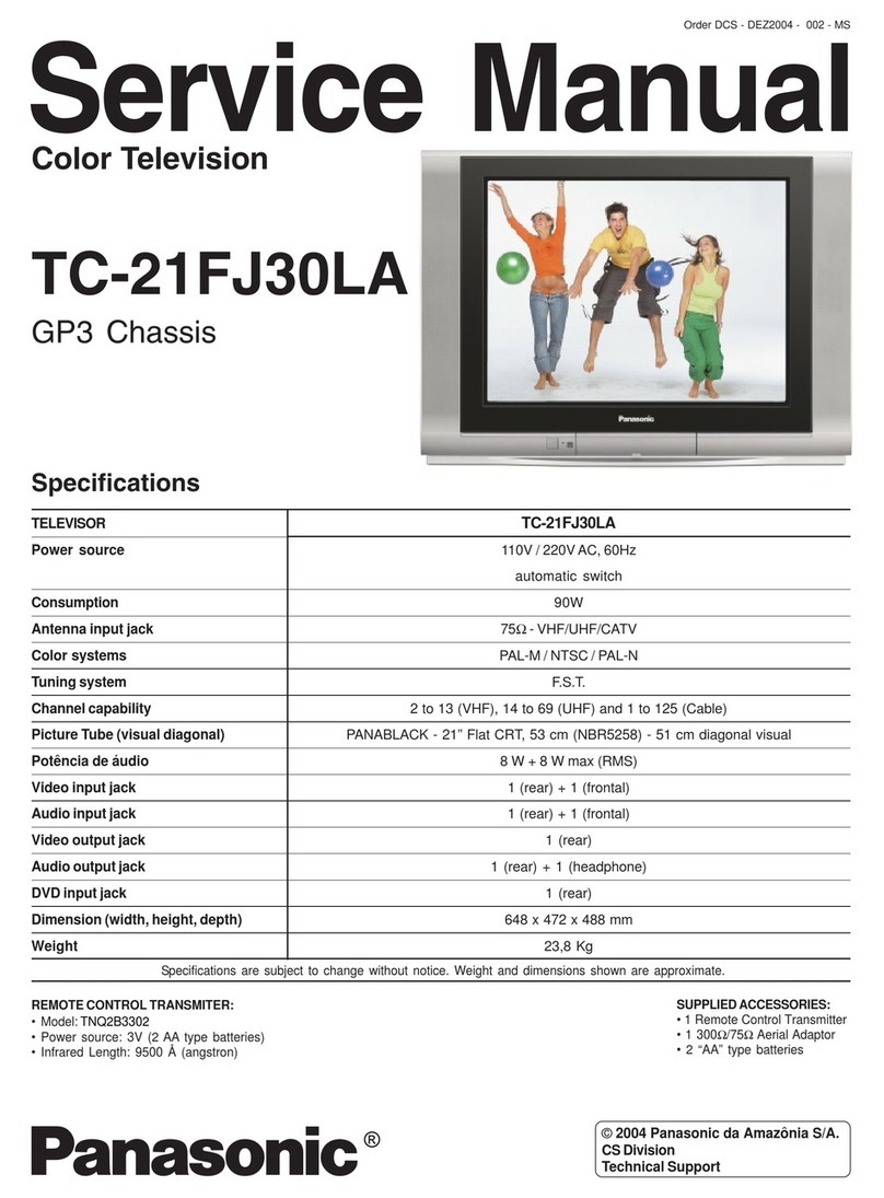 Panasonic TC-21FJ30LA User manual
