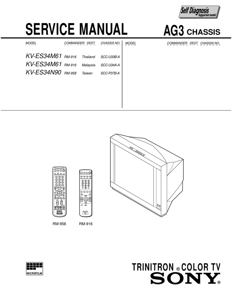 Sony Trinitron KV-ES34M61 User manual