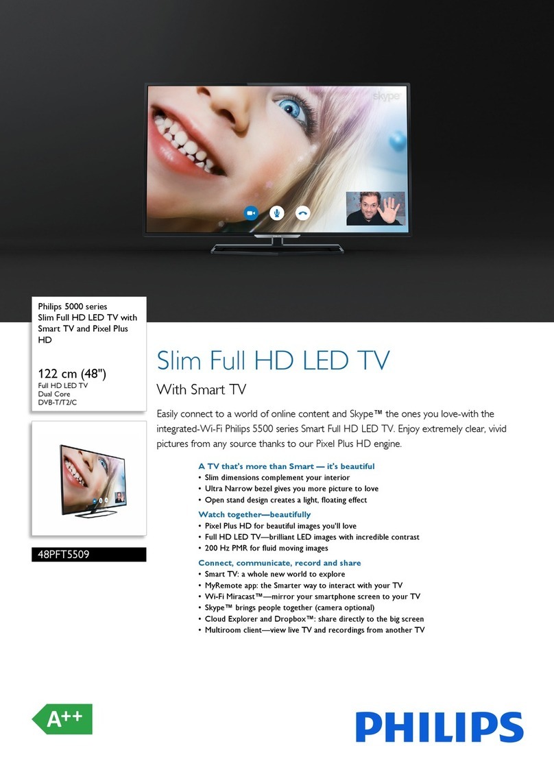 Philips Essence 5000 Series Specifications