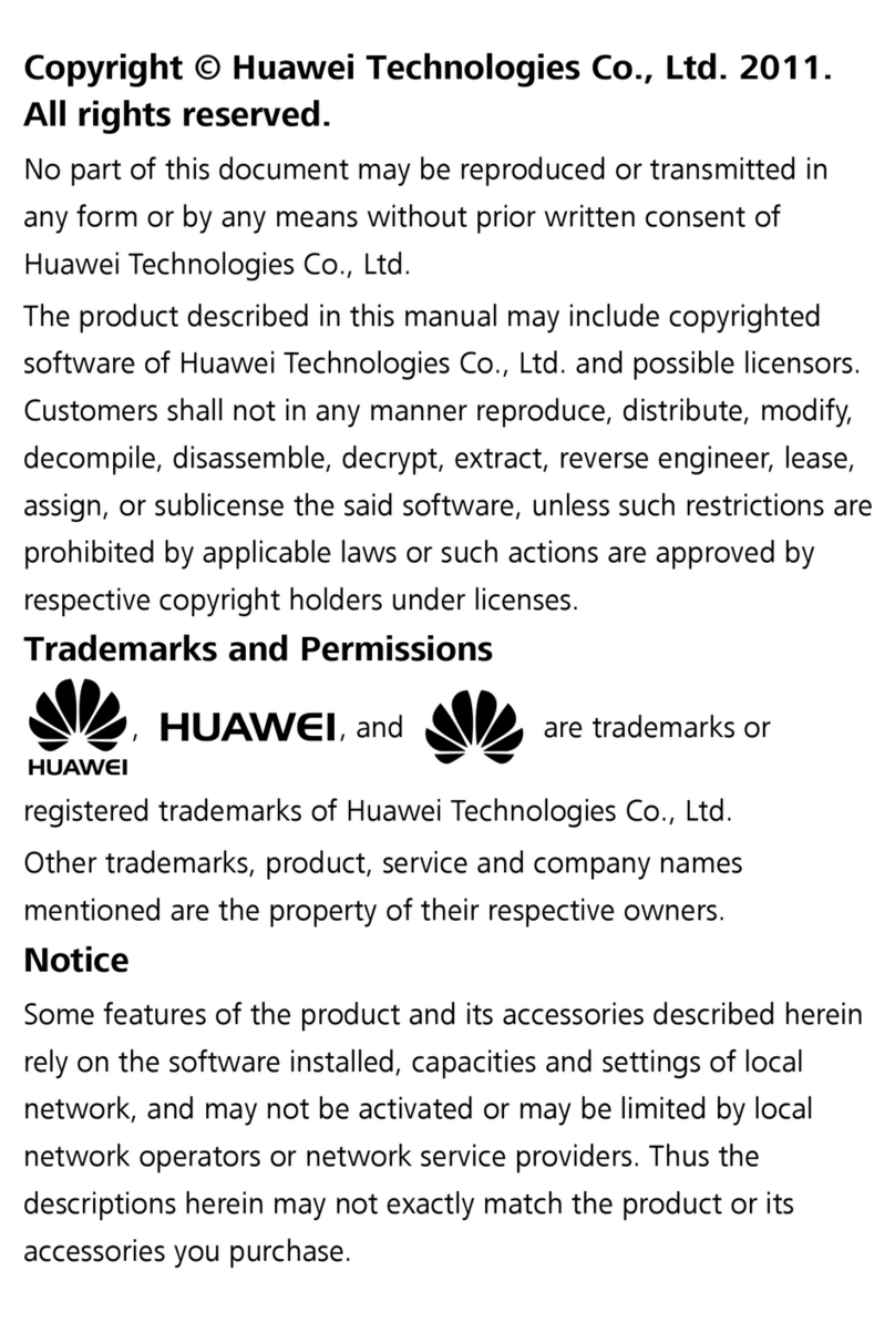 Huawei Mobile Phones User manual