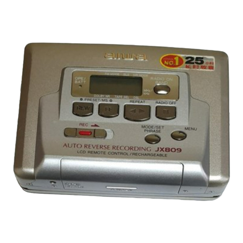 Aiwa HS-JX809 User manual