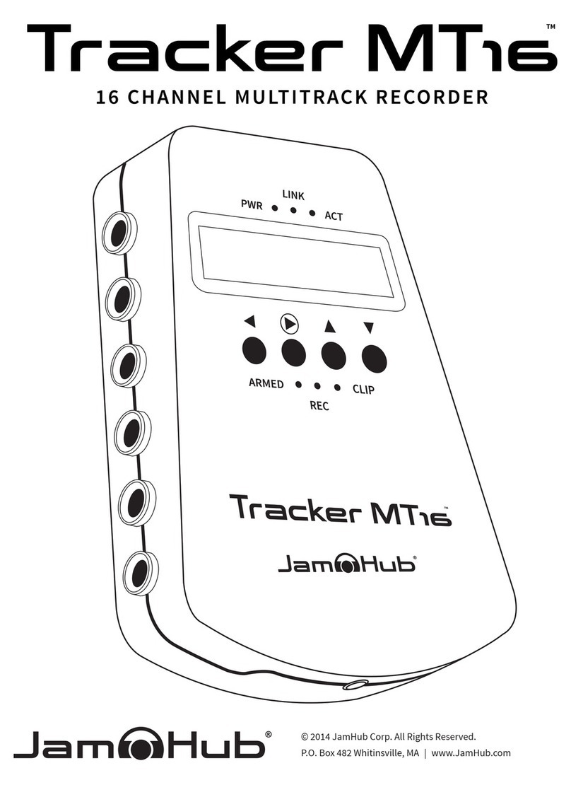 JamHub Tracker MT16 user guide