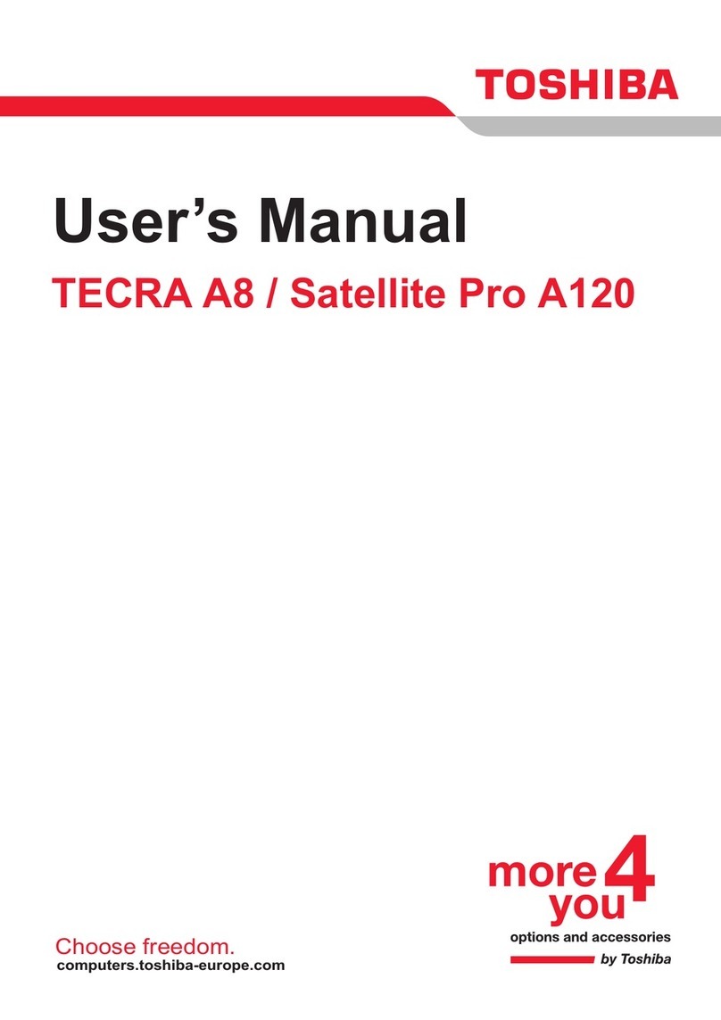 Toshiba Tecra A8 user manual