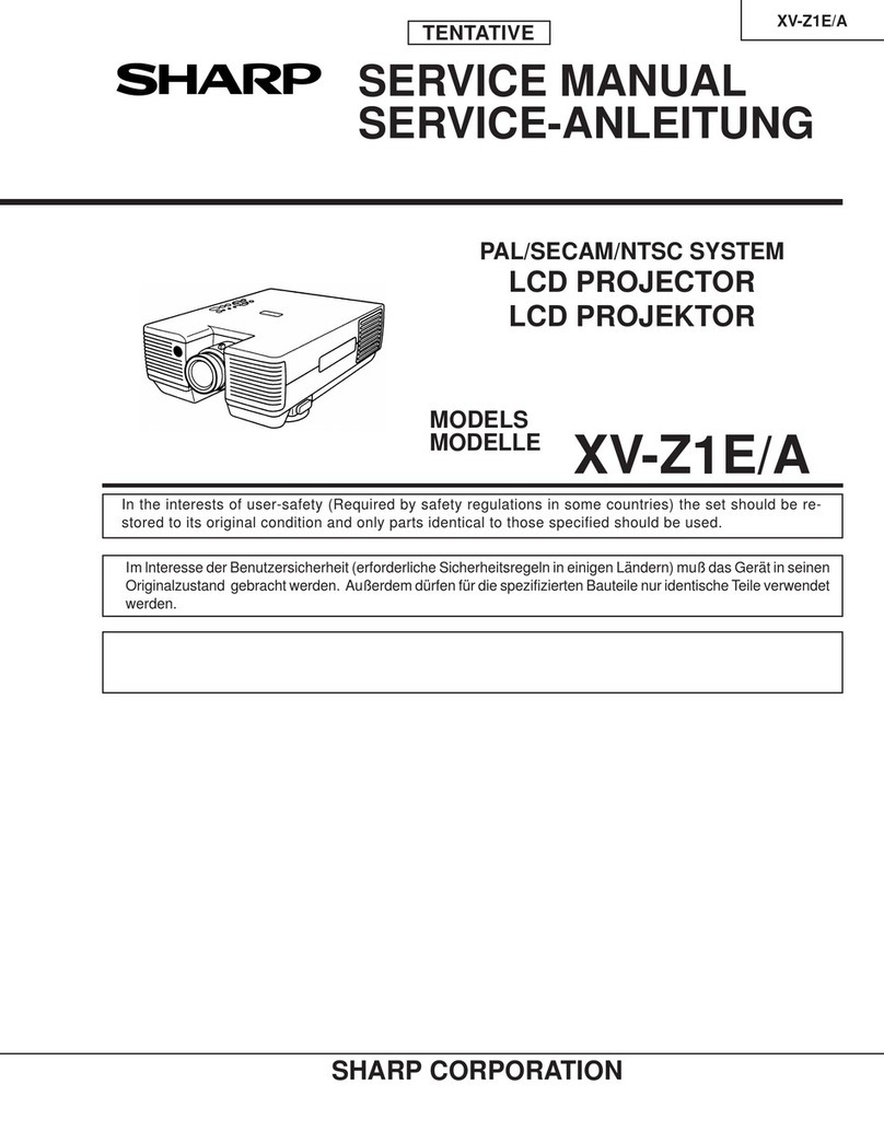 Sharp XV-Z1A User manual