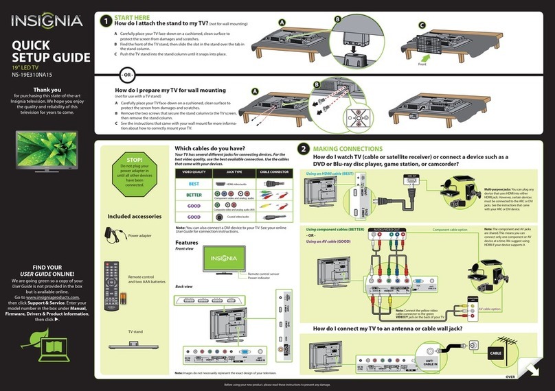 Insignia NS-19E310NA15 User manual