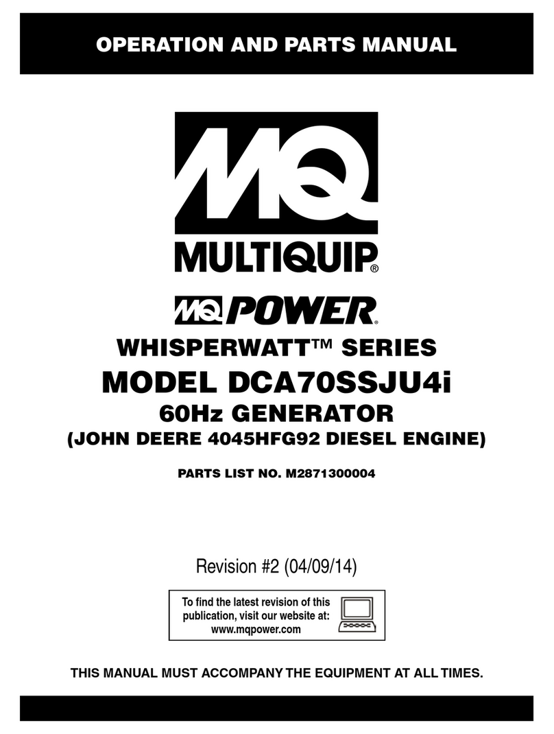 MULTIQUIP Whisperwatt DCA70SSJU4i Guide