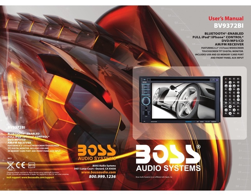 Boss Audio Systems BV9372BI User manual