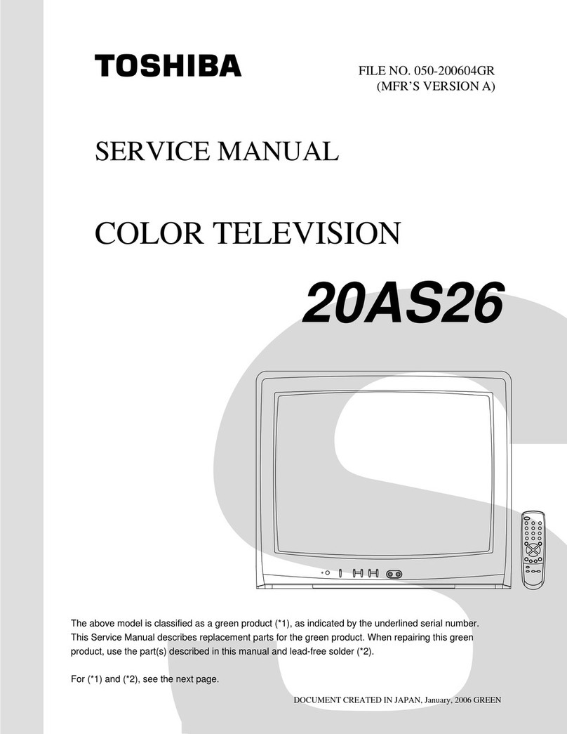 Toshiba 20AS26 Service manual