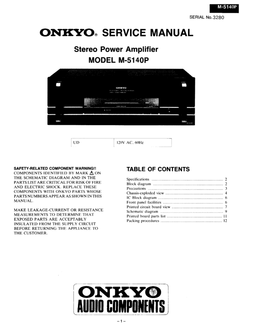 Onkyo M-5140P Service manual