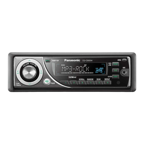 Panasonic CQ-C3303W User manual Panasonic CQ-C3303W User manual