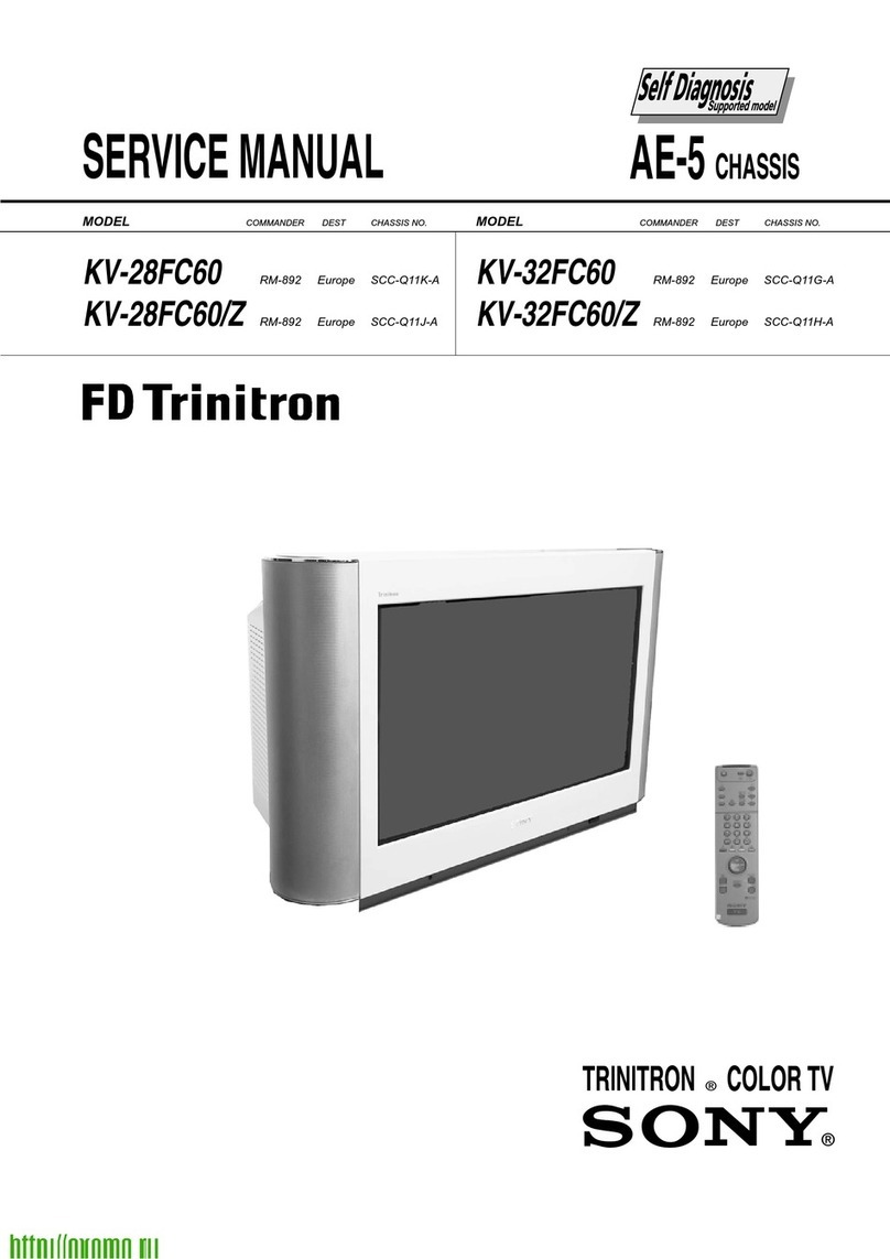 Sony Trinitron KV-28FC60 User manual
