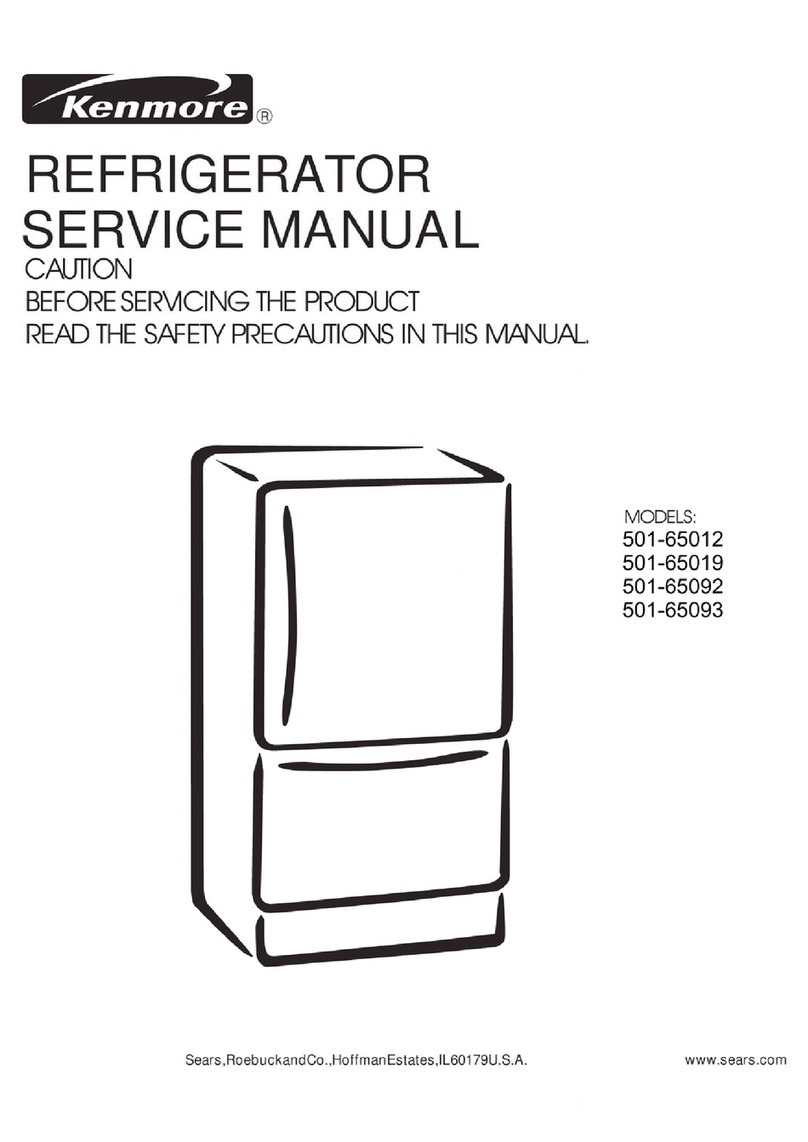 Kenmore 501-65012 Service manual