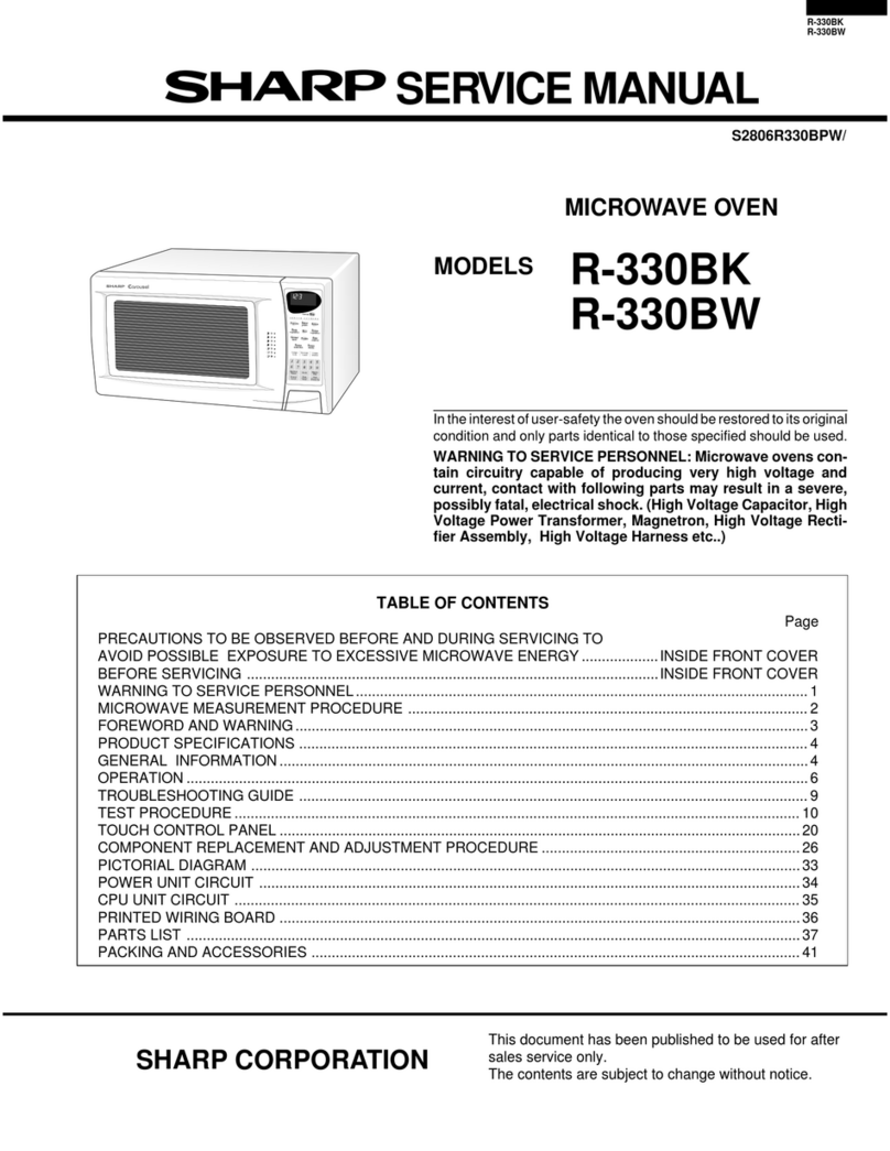 Sharp R-330BK User manual Sharp R-330BK User manual
