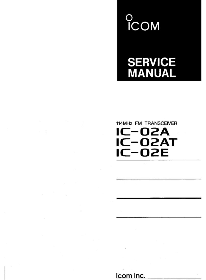 Icom IC-02A Service manual
