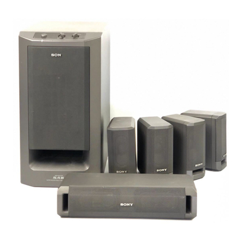 Sony SA-VE312 User manual