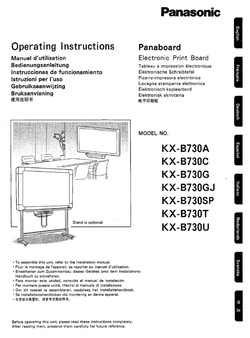 Panasonic KX-B730A User manual Panasonic KX-B730A User manual
