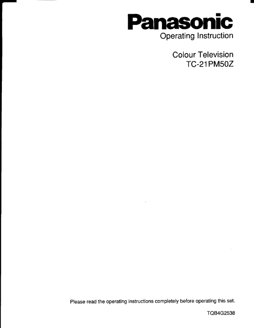 Panasonic TC-21PM50Z User manual