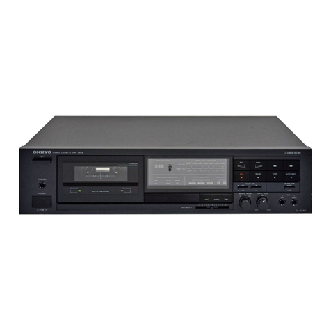 Onkyo TA-R240 User manual Onkyo TA-R240 User manual