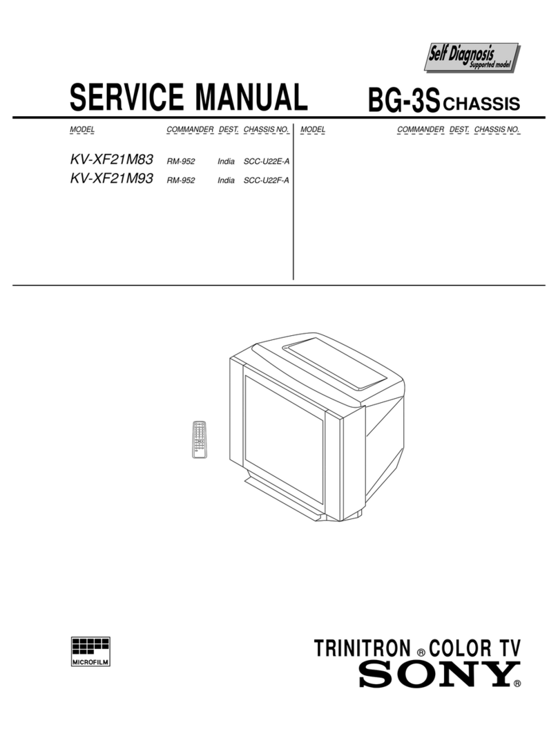 Sony TRINITRON KV-XF21M83 User manual Sony TRINITRON KV-XF21M83 User manual