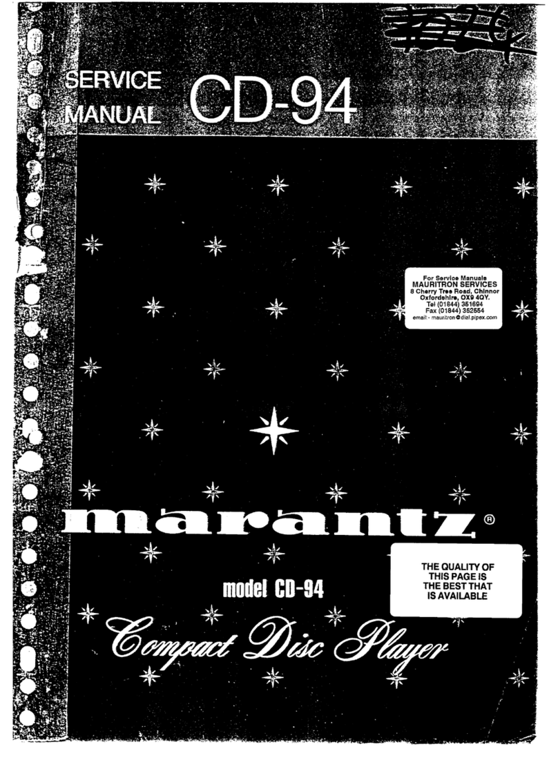 Marantz CD-94 User manual