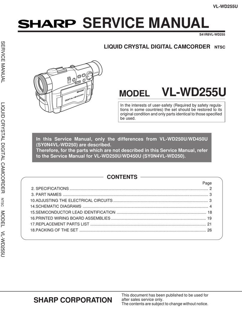 Sharp ViewCam VL-WD255U User manual