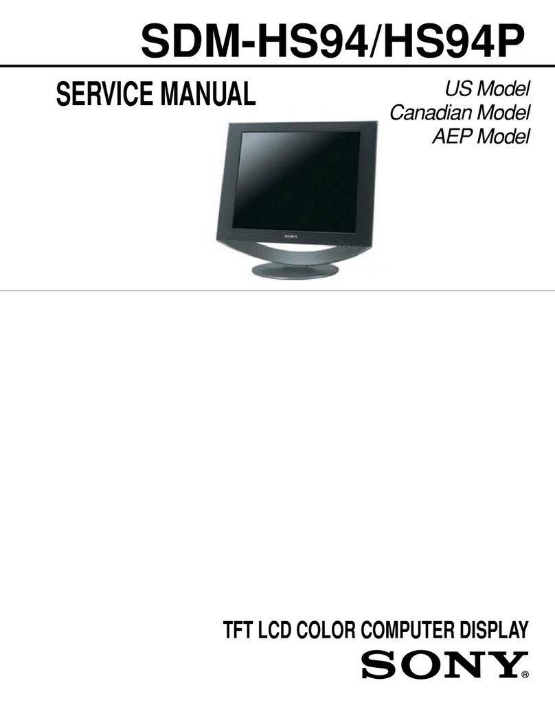 Sony SDM-HS94 User manual