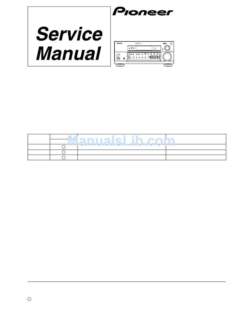 Pioneer VSX-D710S Service manual