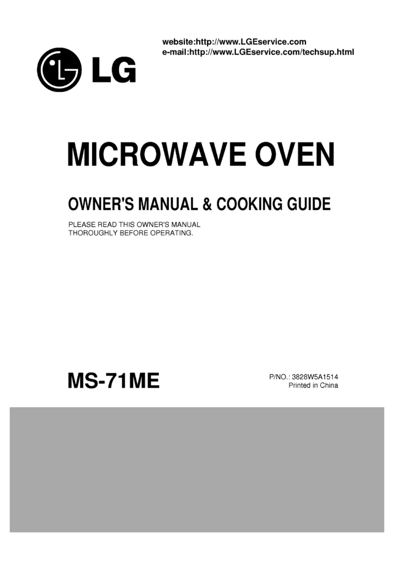LG MS-71ME Owner's manual & cooking guide