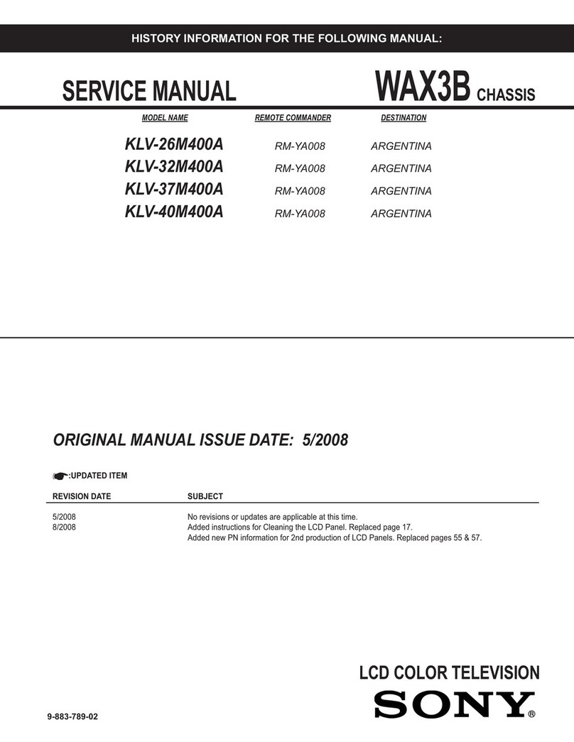 Sony KLV-26M400A User manual