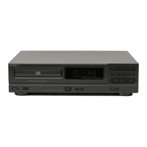 Sony CDP-M18 User manual