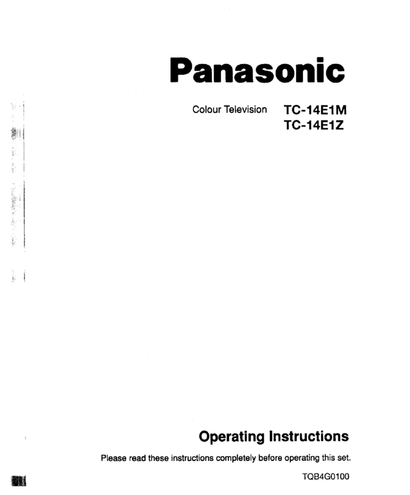 Panasonic TC-14E1M User manual
